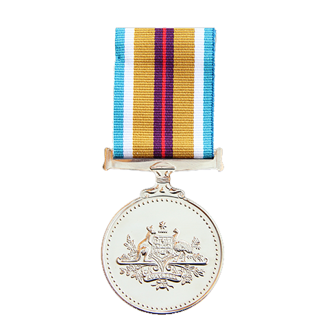 Afghanistan medal back Afghanistan medal back