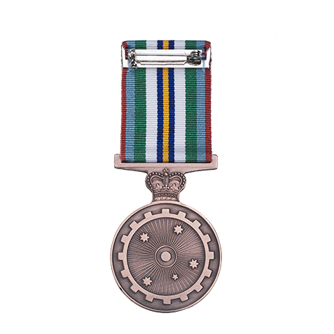 Anniversary of National Service 1951-1972 Medal back Anniversary of National Service 1951-1972 Medal back