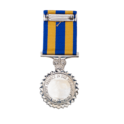 Defence Force Service Medal back Defence Force Service Medal back