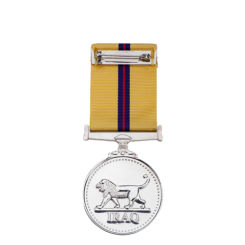 Iraq Medal back Iraq Medal back