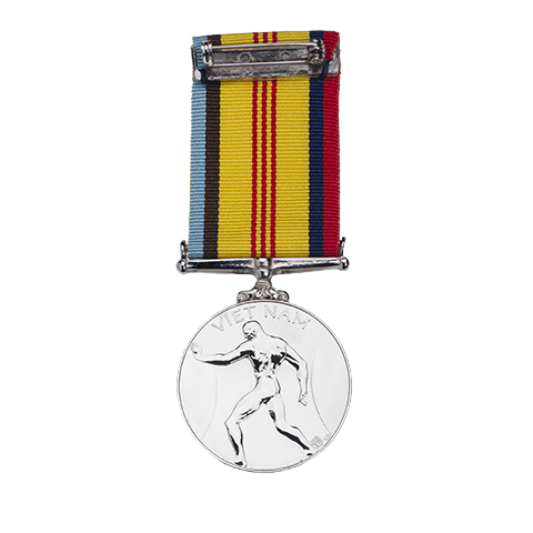 Vietnam Logistic and Support Medal back Vietnam Logistic and Support Medal back