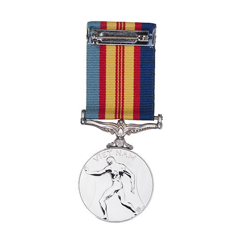 Vietnam Medal back Vietnam Medal back