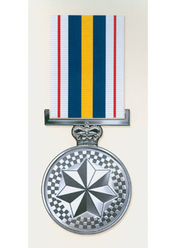 medal police service national front awards form
