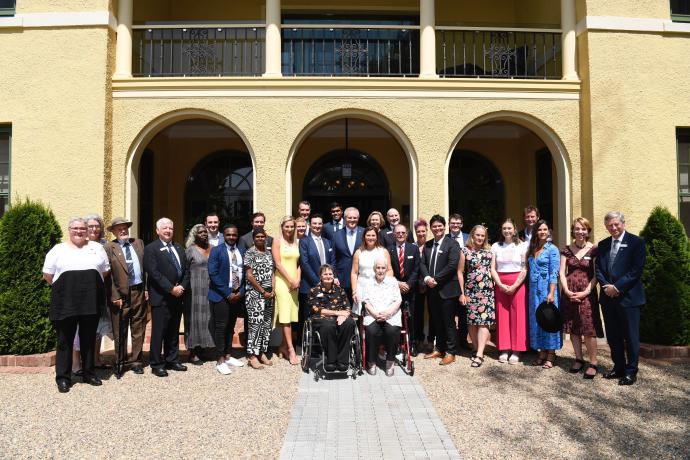 Australians of the Year Finalists 2020 at the Lodge Canberra. Credit: Auspic