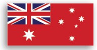 The Australian red ensign