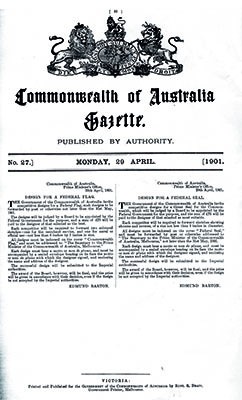 Commonwealth of Australia Gazette of 29 April 1901