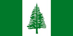 The Norfolk Island flag.