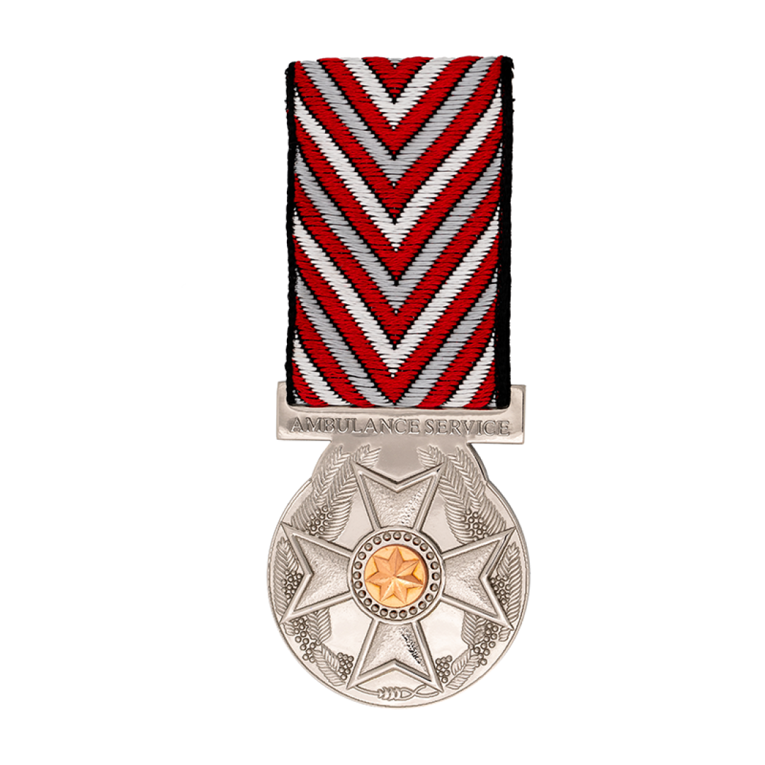 Ambulance Service Medal front