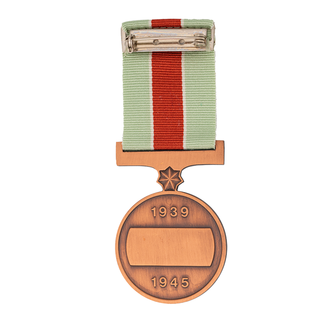 Civilian Service Medal back