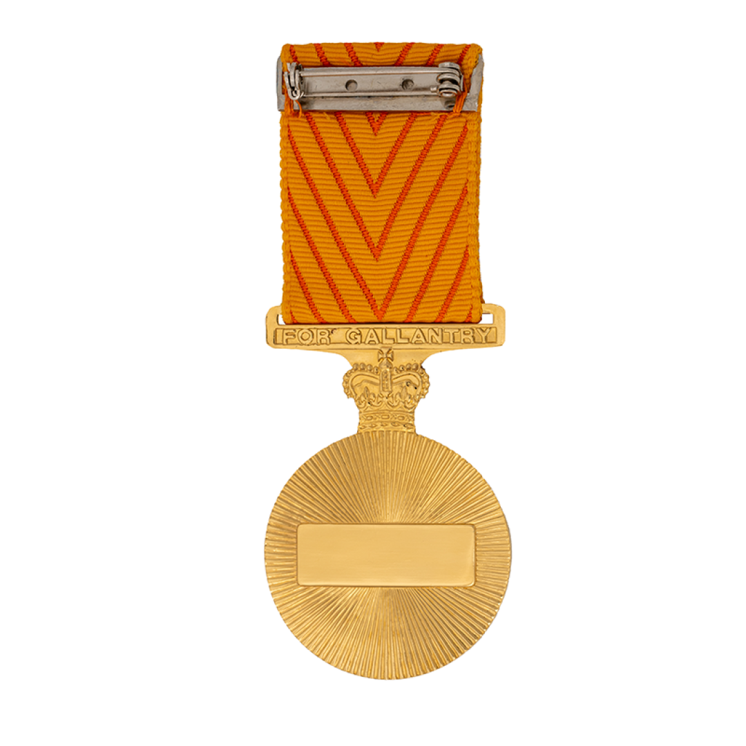 Medal for Gallantry back