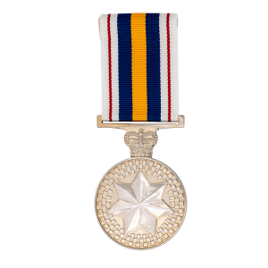 National Police Service Medal front
