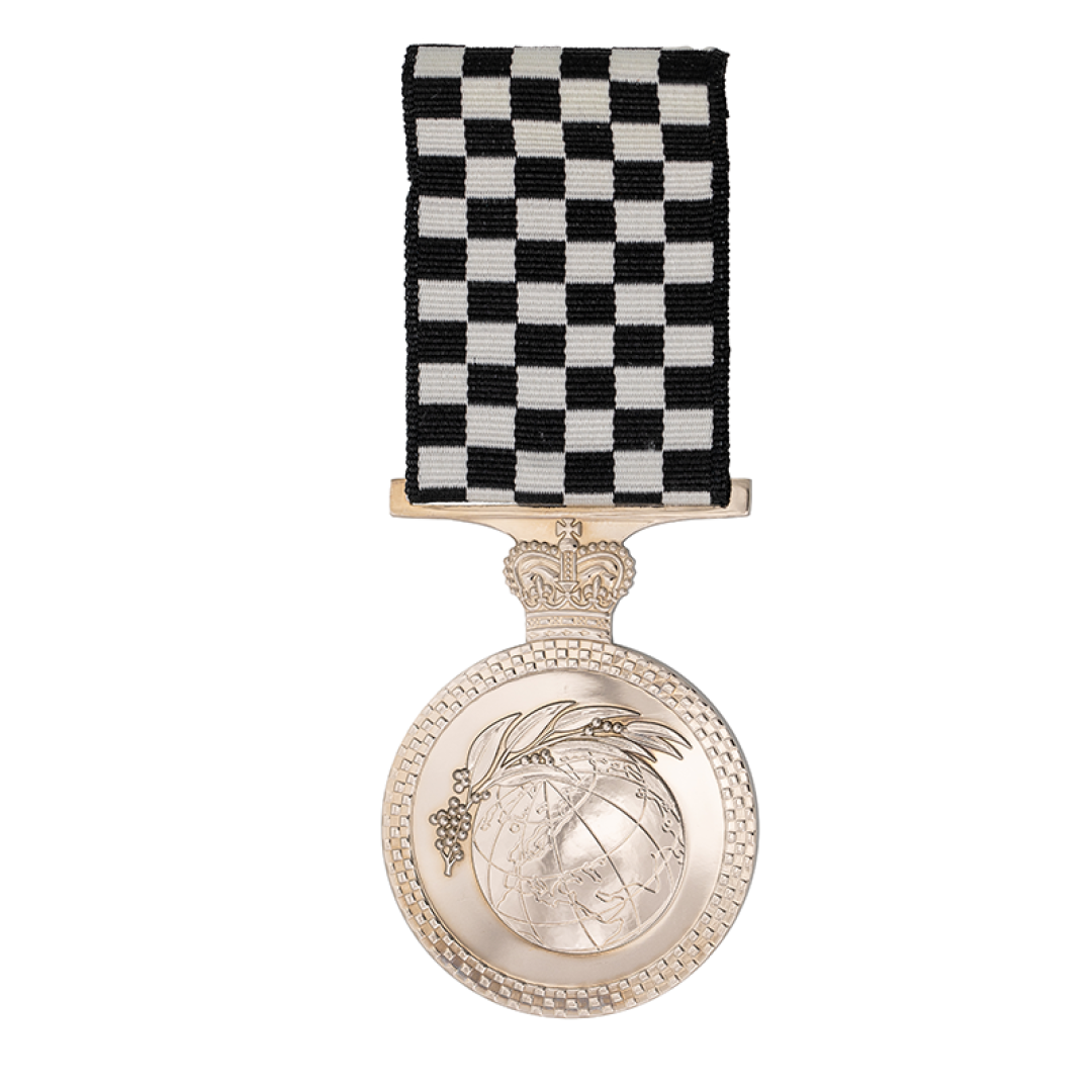 Police Overseas Service Medal front