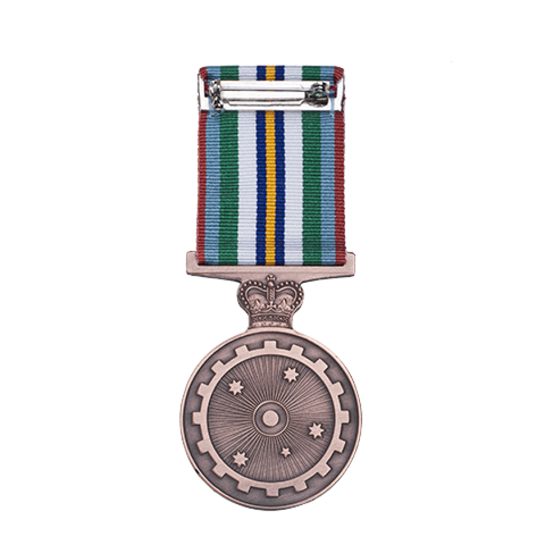 Anniversary of National Service 1951-1972 Medal back