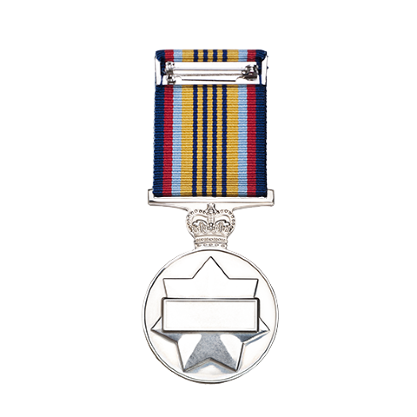 Australian Cadet Forces Service Medal back