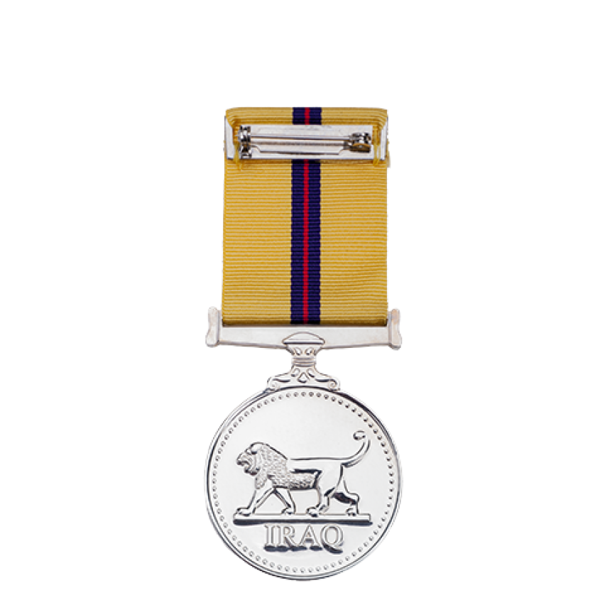 Iraq Medal back