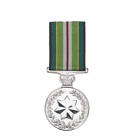 Australian Active Service medal front Australian Active Service medal front
