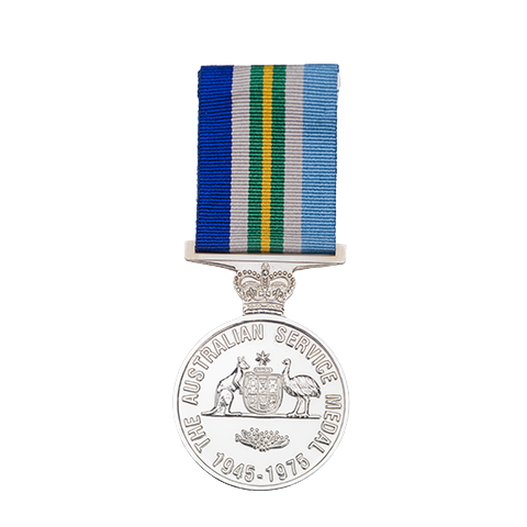 Australian Service Medal 1945-1975 front Australian Service Medal 1945-1975 front