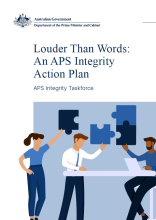 Louder than words: An APS integrity action plan