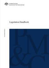 Legislation Handbook cover
