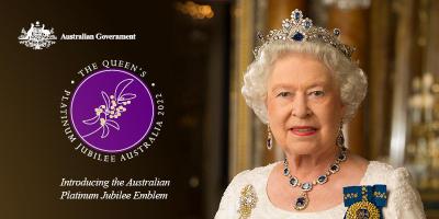 Australian Platinum Jubilee Emblem released for official use in Australia
