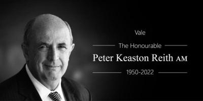 State Memorial Service for the Honourable Peter Keaston Reith AM