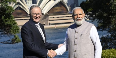 Prime Minister Albanese welcomes the Prime Minister of the Republic of India, His Excellency Shri Narendra Modi