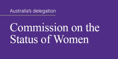 Australia's delegation - Commission on the Status of Women