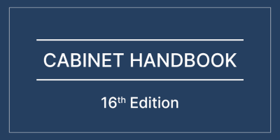 Cabinet Handbook 16th Edition