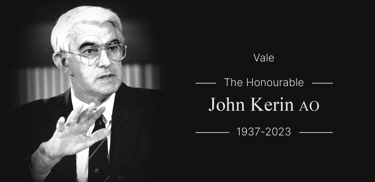 State funeral service for the honourable john kerin ao pm c