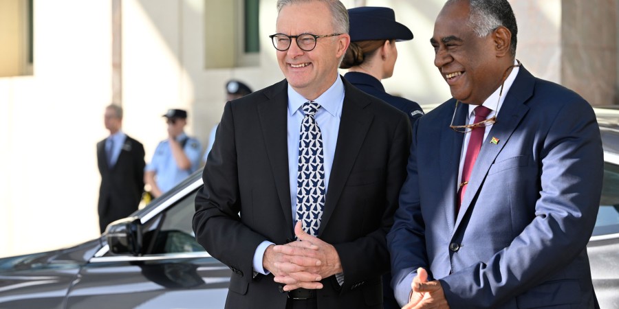 vanuatu prime minister visit to australia