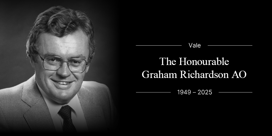 Vale The Honourable Graham Richardson AO 1945-2025.