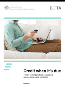 Credit when it's due