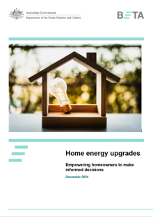 Home energy upgrades